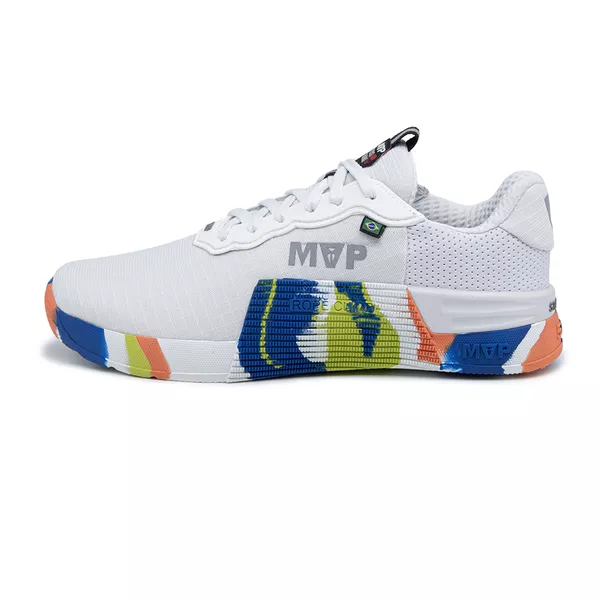Tênis de Treino MVP 5x5 - White Yellow | MVP Fitness - Loja Oficial