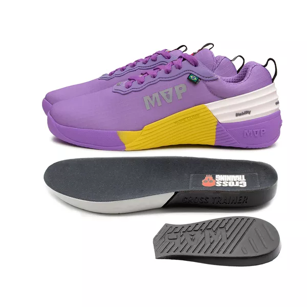 Tênis Unissex para Cross MVP 4x4 - Purple Yellow White | MVP