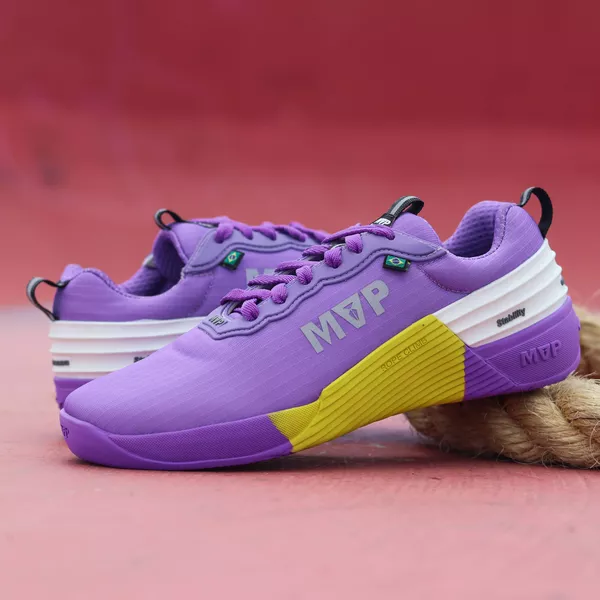 Tênis Unissex para Cross MVP 4x4 - Purple Yellow White | MVP