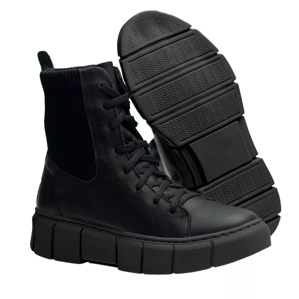 Coturno Megan All black