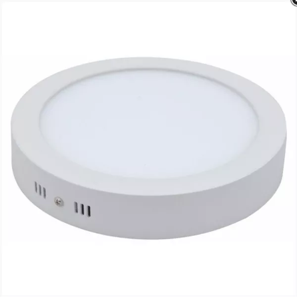 PLAFON PAINEL LED SOBREPOR REDONDO BIVOLT LUZ NEUTRA