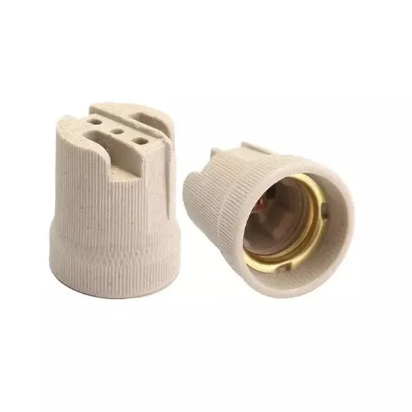 Receptáculo de LOUÇA Soquete PORCELANA Bocal E27 