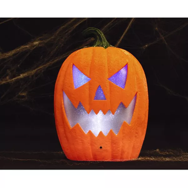 Abóbora Halloween Jack O Lanterna Com Som E Sensor De Movimento - Taschibra
