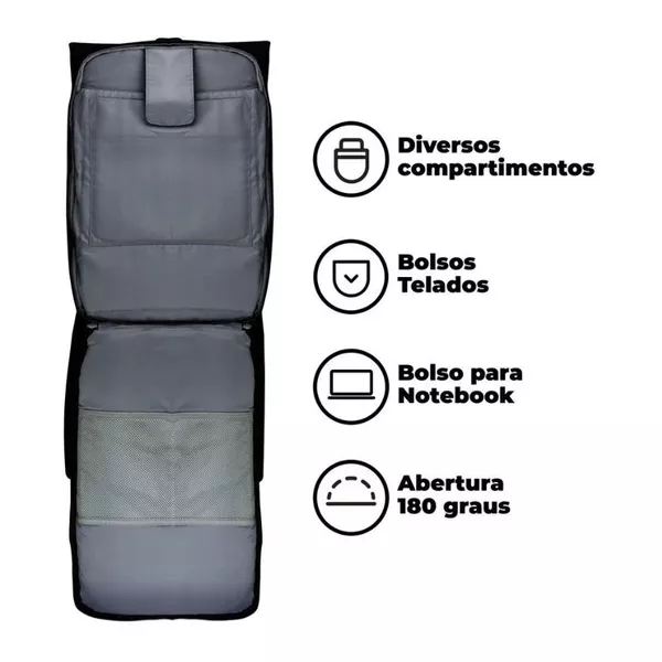 Mochila Locker Com Porta Capacete - Gorila Shield | Nicolucci