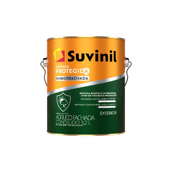 Tinta Fachada Protegida Emborrachada Base A2 3,2L Suvinil