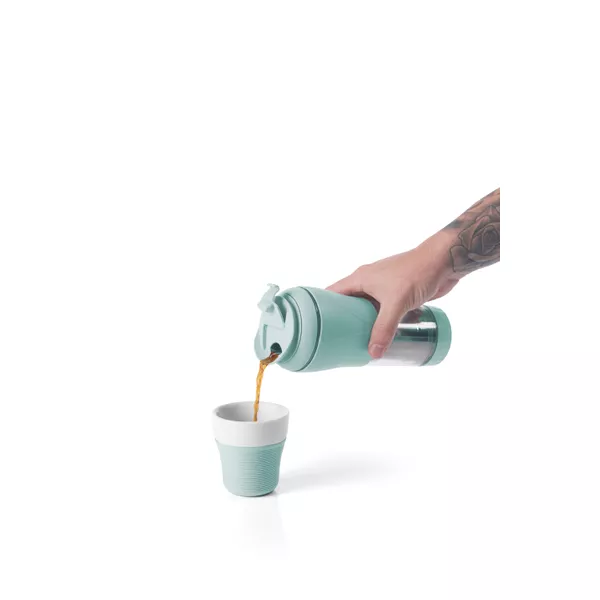 Cafeteira Manual Pressca Portátil Verde Pastel