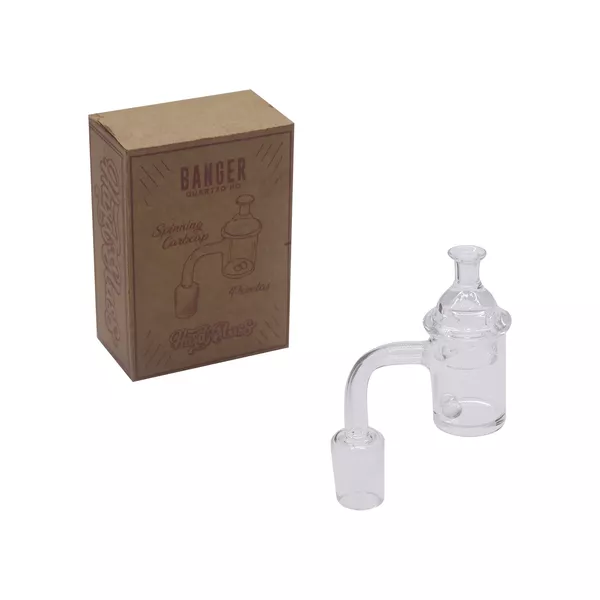 Nail Hard Glass Quartz Banger +carbcap e Pérolas F14