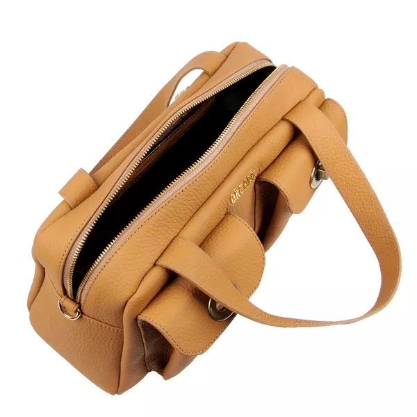 アトリエGG Modal Wool Turtle 0 Bolsa Grande Couro Caramelo Orcade | ORCADE