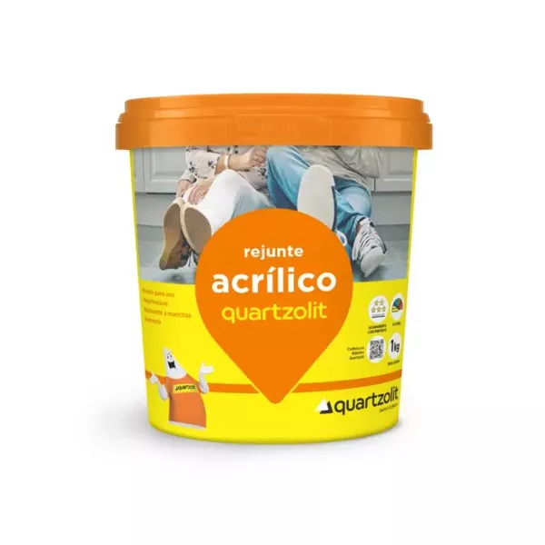 REJUNTE ACRÍLICO CINZA PLATINA QUARTZOLIT 1KG