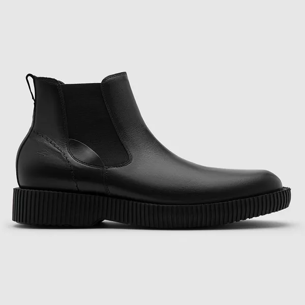 Bota Chelsea Masculina | Preta | Couro Legítimo | Salerno Prime
