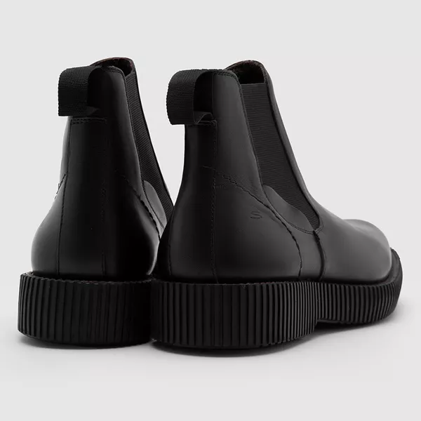 Bota Chelsea Masculina | Preta | Couro Legítimo | Salerno Prime