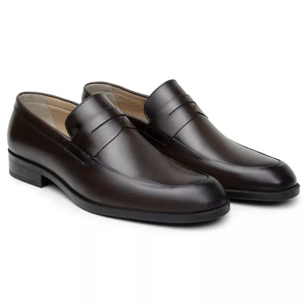 専用　MUSE de Deuxieme Classe vintagesatin Sapato Social Masculino | Loafer Moss | Couro Legítimo | Salerno Prime