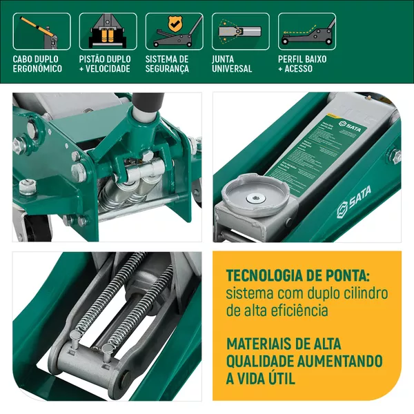Macaco Jacaré 2500KG SATA - ST97813SC | Palma Parafusos e Ferramentas