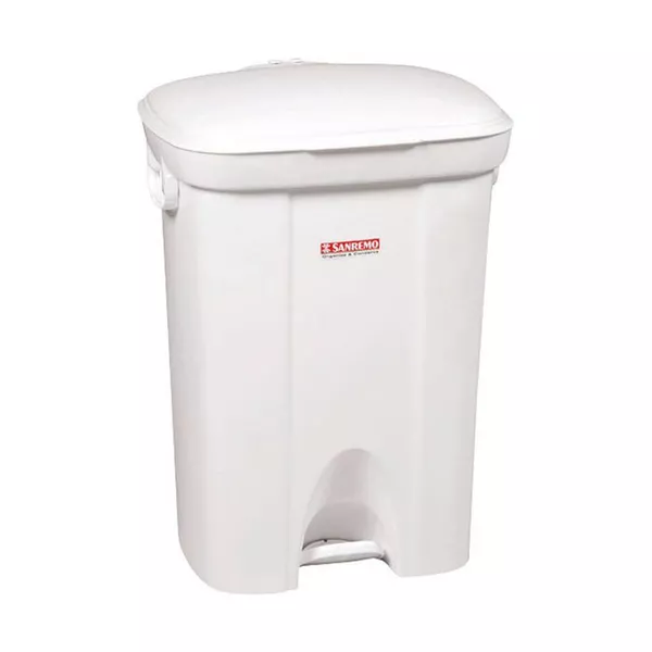 Lixeira c/ Pedal Sanremo 36L Branca Ref. 298/1 