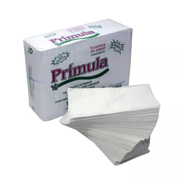 Toalha Interfolha Primula 20x21 2DB 100% Celulose C/1000