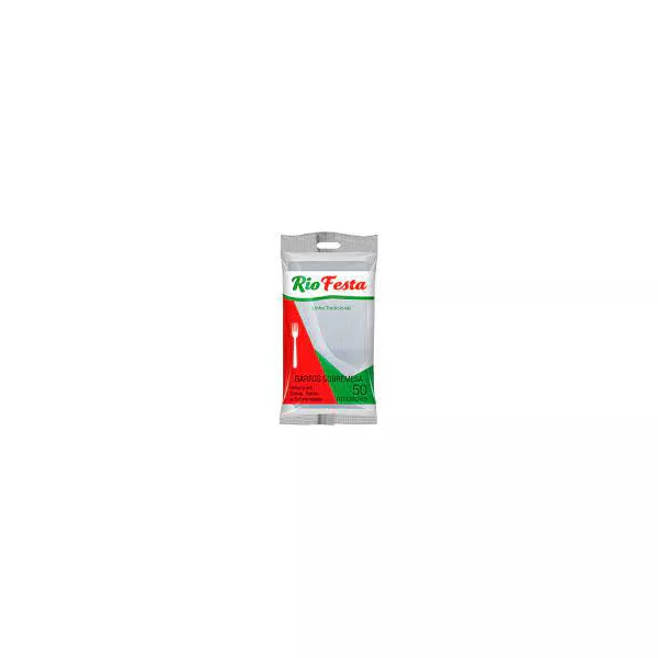 Garfo Rioplastic de Sobremesa Cristal 20x50