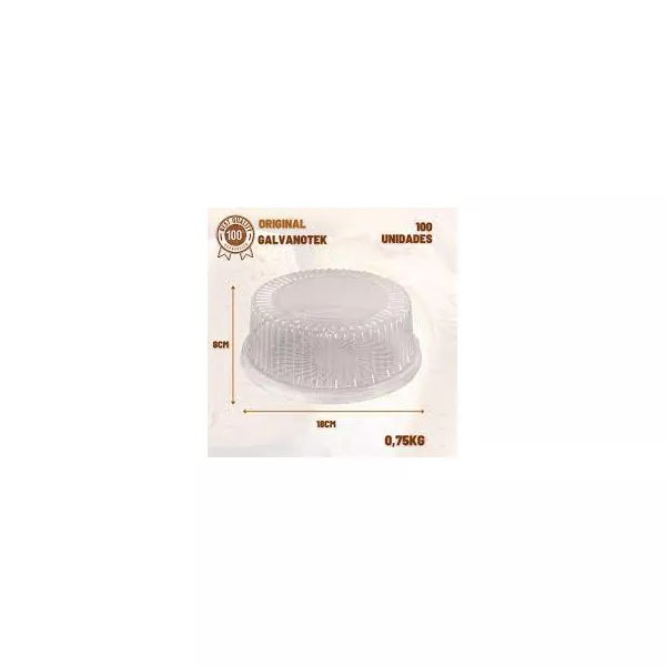 Forma Torta Mini Galvanotek 180x86MM G32CT C/10 UND