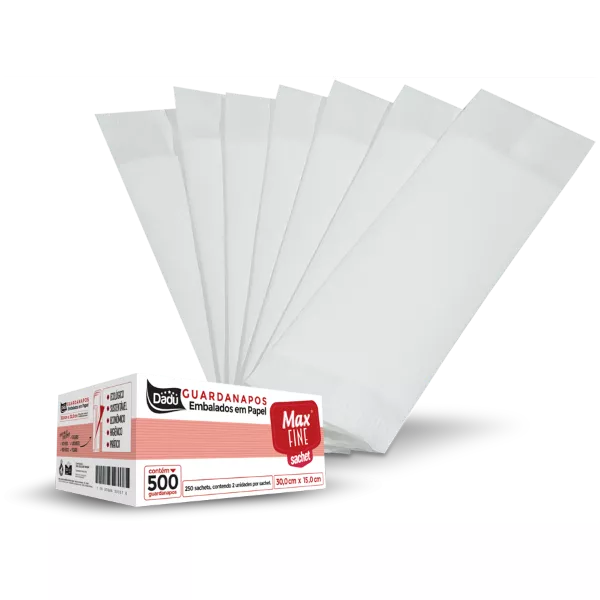 Guardanapo de Papel Dadu 30x15cm Sachê c/250x2 und