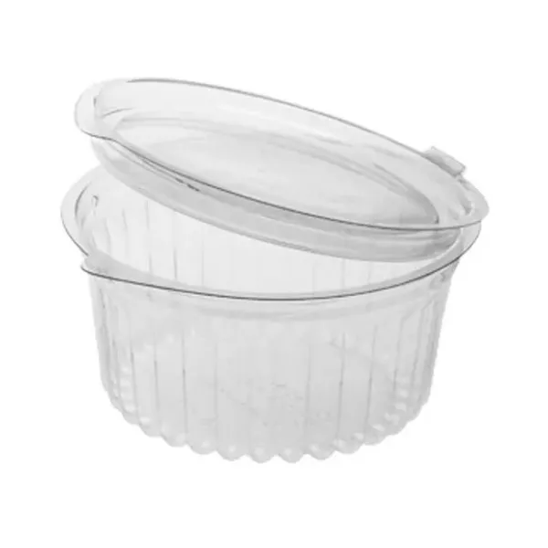 Pote Plástico Pet Redondo Prafesta Ref. P771 com Tampa 500ml c/10 und