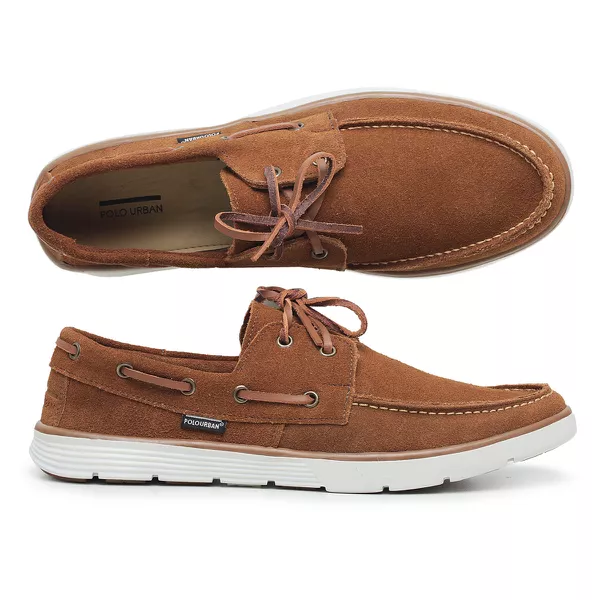 Mocassim Masculino Dockside Top Sider Camurça - Camel | POLO URBAN