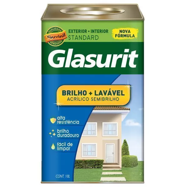 Acrilico Semi Brilho Branco Glasurit 18L 