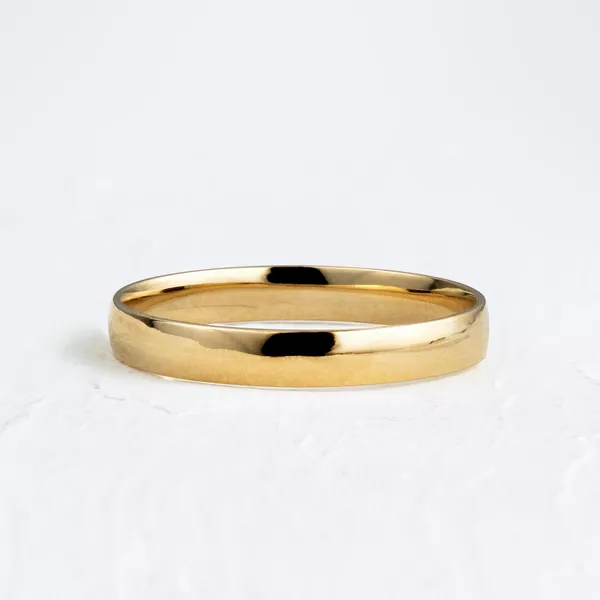 Aliança de Casamento em Ouro 14k Classic 3mm - Unidade - Rosê & Co.