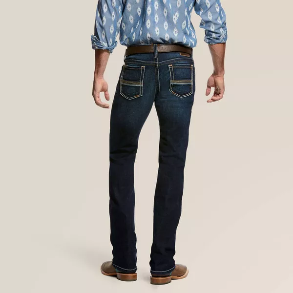 Calça Jeans Ariat Masculina M7 Rocker Straight Tanner Dodge