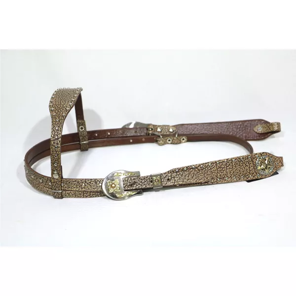 CABECADA BOOTS HORSE COURO TESTA - COURO ELEFANTE 
