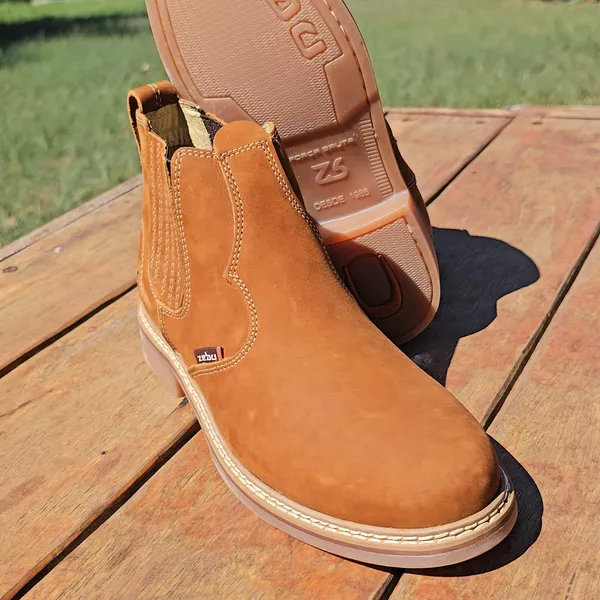 趣味 Boon Vintage Vol.1 & EXTRA1.2.4+7 Botina Zebu Original Castor em Couro Gran Nobuck | Conforto e