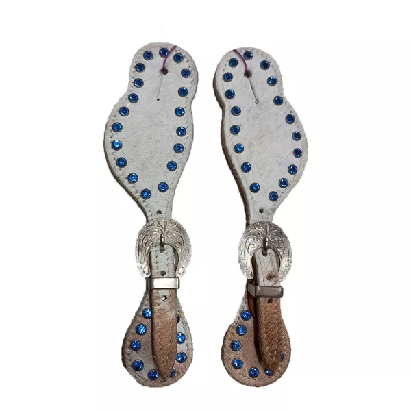 Correia de Espora Protec Horse Pelo - Azul 1
