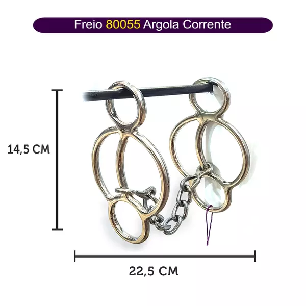 Freio Protec Horse - 80055 Argola Corrente 