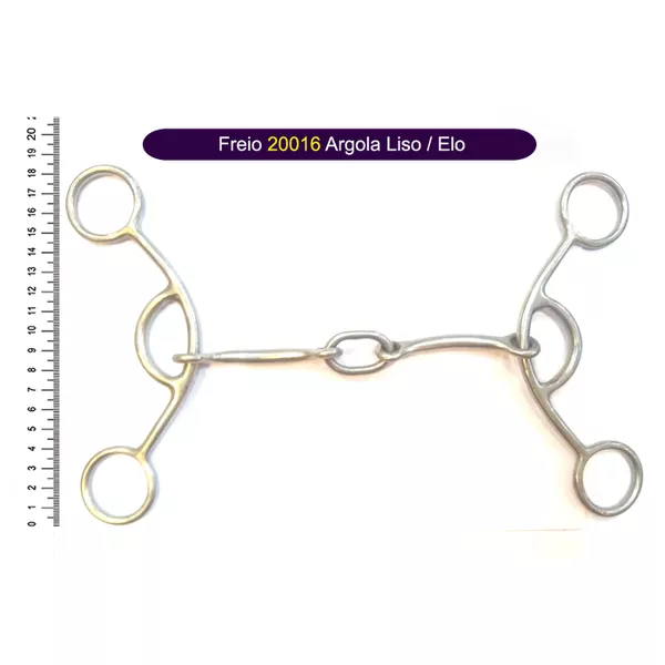 Freio Protec Horse - 20016 Argola Liso - Elo