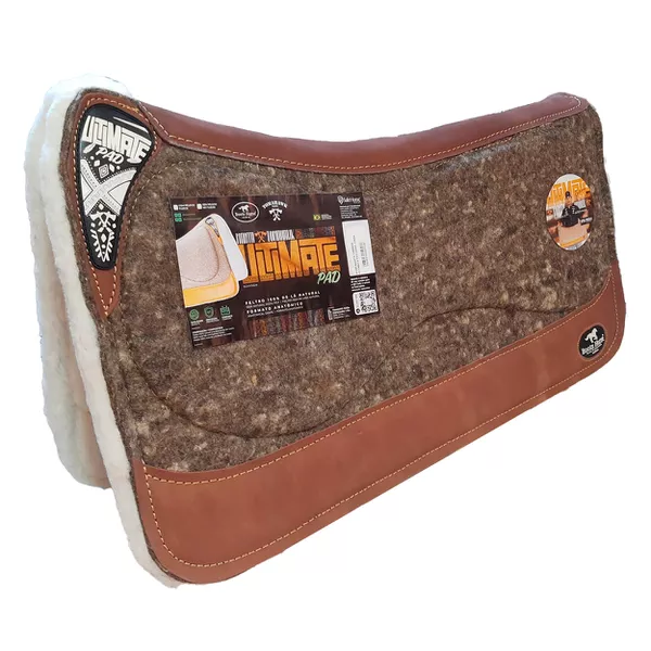 Manta Tomahawk Ultimate Pad Com Pelego Boots Horse - Cinza/Marrom