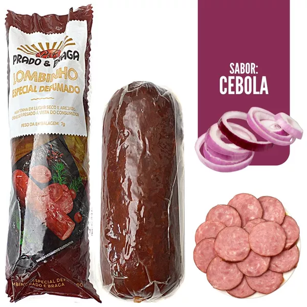 LOMBINHO ESPECIAL DEFUMADO SABOR CEBOLA 550 GRAMAS