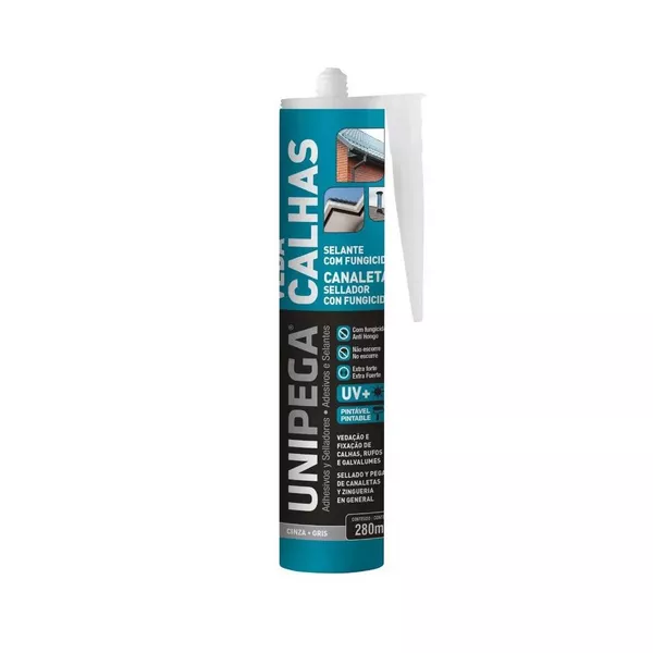 VEDA CALHA CINZA 400 GR 0511.0116 UNIPEGA