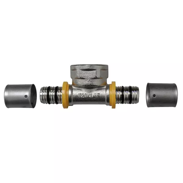TE SAÍDA ROSCA FÊMEA PARA GÁS 16MM 1/2" GSH1612A ASTRA