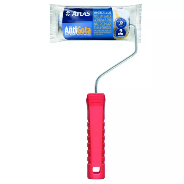 ROLO LÃ SINTÉTICA ANTIGOTA 9CM 321/9 ATLAS