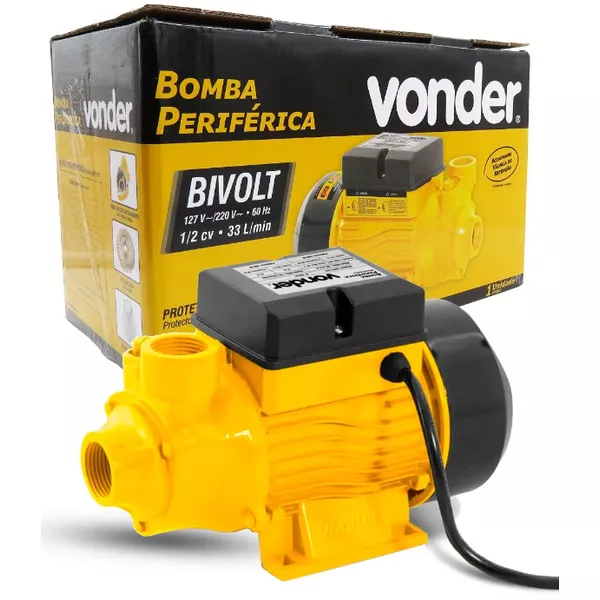 BOMBA PERIFÉRICA 1/2CV BPV375 BIVOLT 66.86.100.012 VONDER