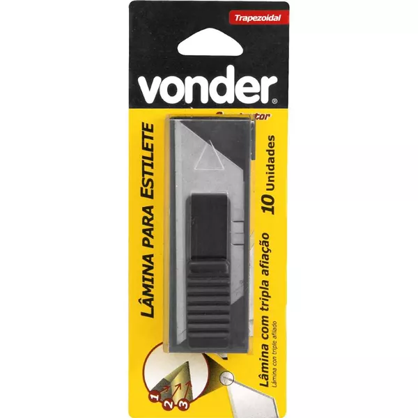 LÂMINA ESTILETE TRAPEZOIDAL 18MM 35.99.000.002 VONDER