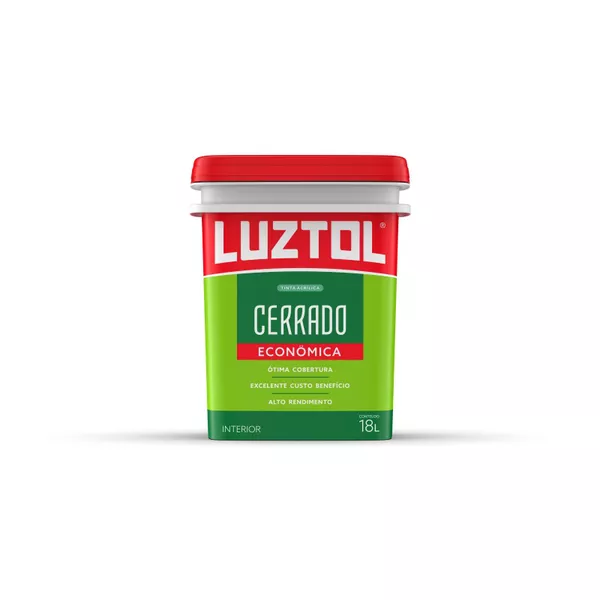 TINTA ECONÔMICA CERRADO BRANCO NEVE 18 LITROS 320.00-BD18 LUZTOL