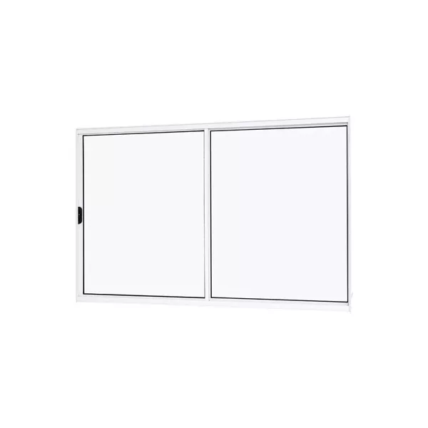 JANELA CORRER SEM GRADE 2 FOLHAS LISO SLIM FIT 120X100 41129 BRANCA RAMASSOL