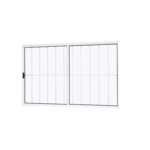 JANELA CORRER SEM GRADE 2 FOLHAS LISO SLIM FIT 150X100 41133 BRANCA RAMASSOL