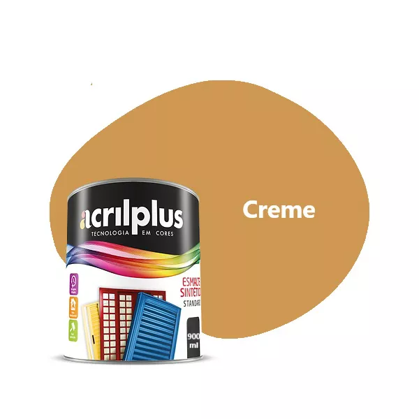 ESMALTE SINTÉTICO CREME 900ML 091020 ACRILPLUS