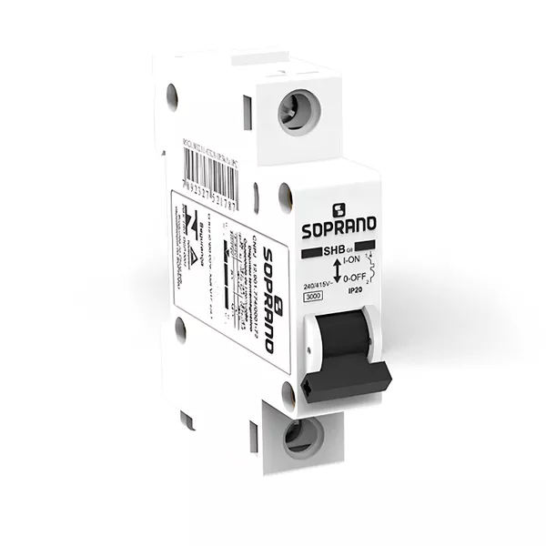 DISJUNTOR 1P 20A SHB-GII 05121.0020.11 SOPRANO