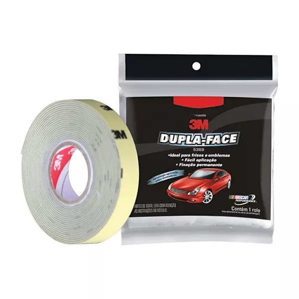 FITA DUPLA FACE AUTOMOTIVA 12MMX3M 5369 3M