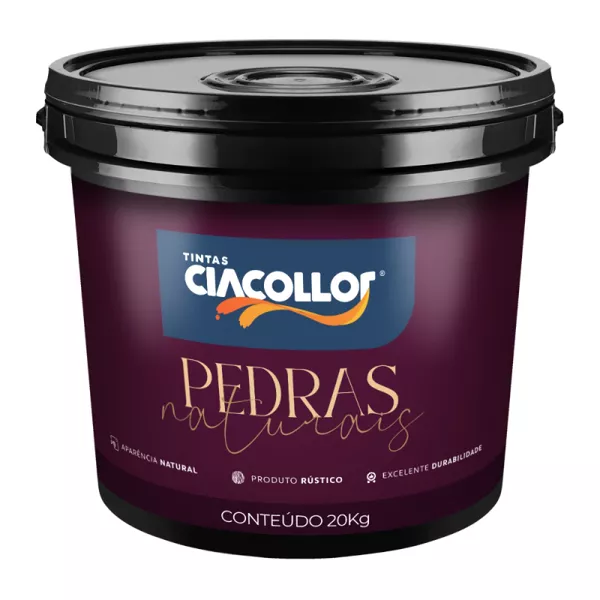 REVESTIMENTO HIDRORREPELENTE PEDRAS NATURAIS ONIX 20KG CIACOLLOR