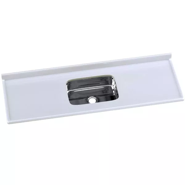 PIA RORALIT CUBA INOX 1,60X55CM GELO 562509 A.J. RORATO