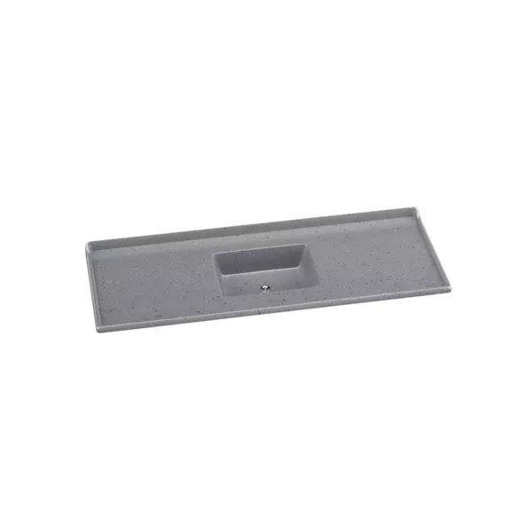 PIA SINTÉTICA STANDARD GRANITADA 150X50CM CINZA 505710 A.J. RORATO