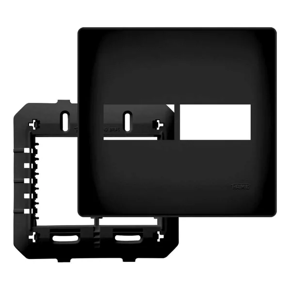 PLACA HABITAT BLACK COM SUPORTE 2 MÓDULO 4X4 4078 FAME
