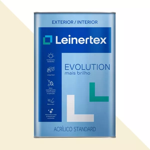 TINTA EVOLUTION SEMIBRILHO PALHA 18 LITROS 7305008 LEINERTEX